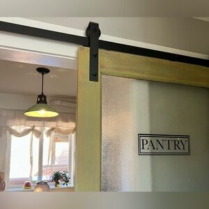 Green Rustic Metal Pendant Light